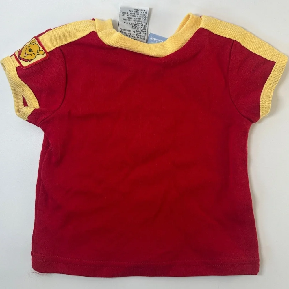 NWT VTG The Wonderful World of‎ Disney Winnie the Pooh T-Shirt 0/3M Y2K